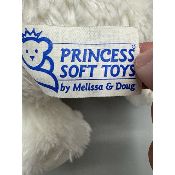 Princess Soft Toys White Bunny Rabbit Plush 12” Stuffed Animal Melissa & Doug - Picture 9 of 10